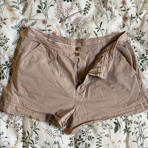 American Eagle Camp Tan Shorts